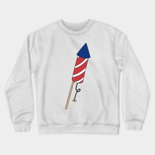 Fireworks Rocket Crewneck Sweatshirt